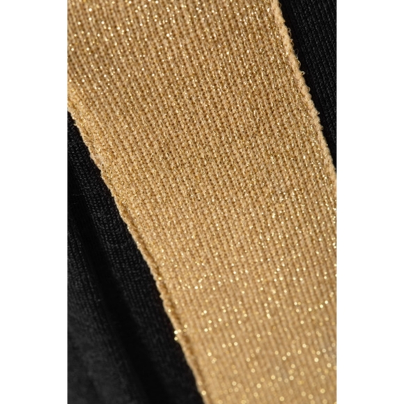 ALL ACCESS Tune Up Metallic Striped Stretch Jersey Track Pants-size large. GUC - Picture 10 of 14